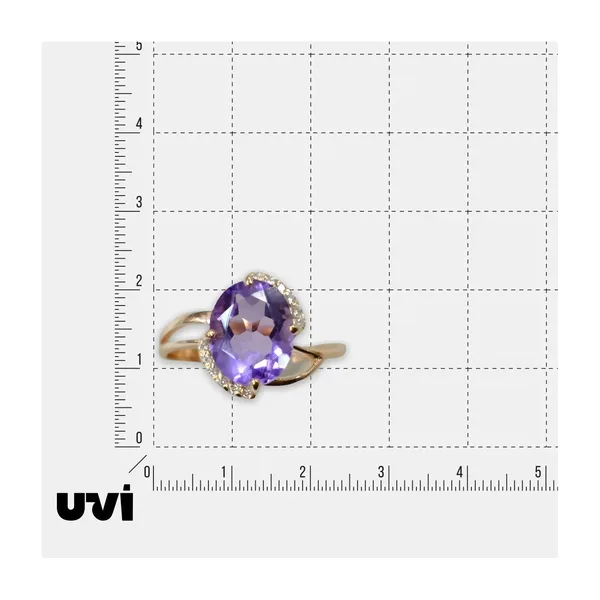 Серебряное кольцо с аметистом — арт. 10322-005168