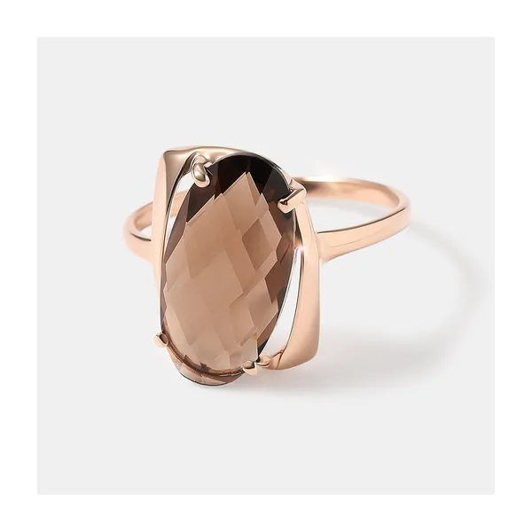 Серебряное кольцо с раухтопазом — арт. 10322-003838
