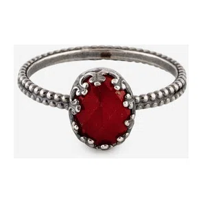 Кольцо из серебра с рубиновым агатом Gem Kingdom Poison Drop — модель g8xpk0i — фото 2