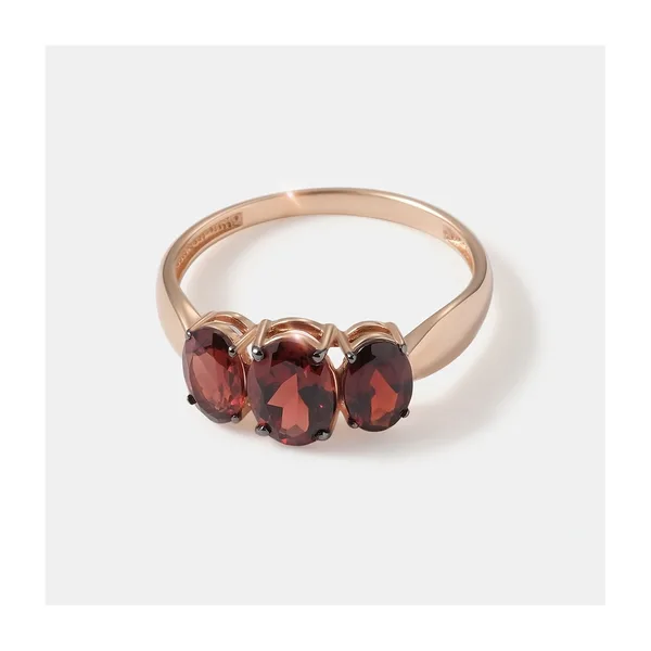 Серебряное кольцо с гранатами — арт. 10322-005814