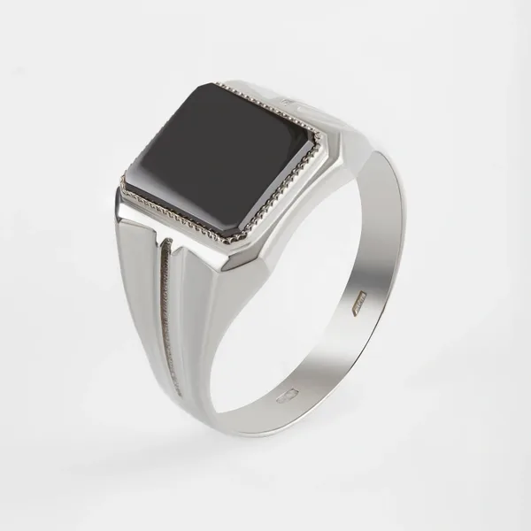 Печатка из серебра с фианитами — арт. 000-294187