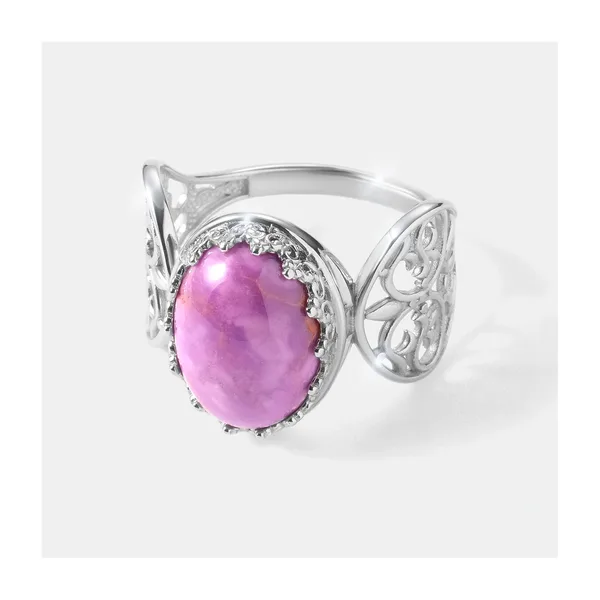 Серебряное кольцо с фосфосидеритом — арт. 10322-006134