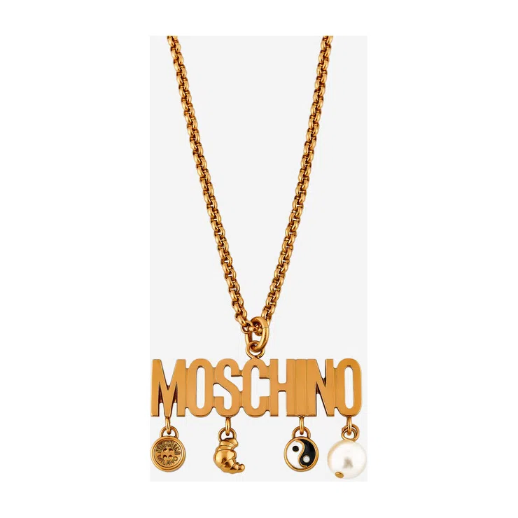 Колье-цепь Moschino с подвесками Poison Drop — модель 5cmbfjv