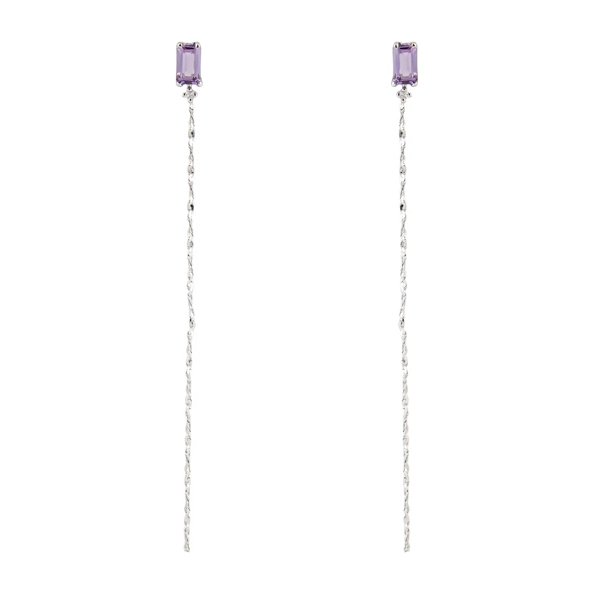 Длинные серьги Wisteria Gems Poison Drop — модель zvipcme