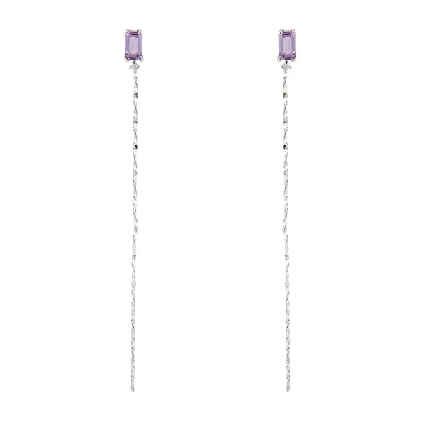 Длинные серьги Wisteria Gems — модель zvipcme