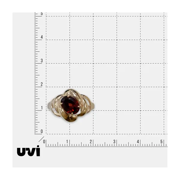 Серебряное кольцо с гранатом — арт. 10322-005824