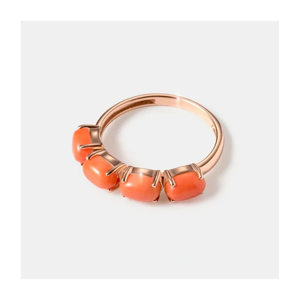 Серебряное кольцо с кораллами — арт. 10322-003999