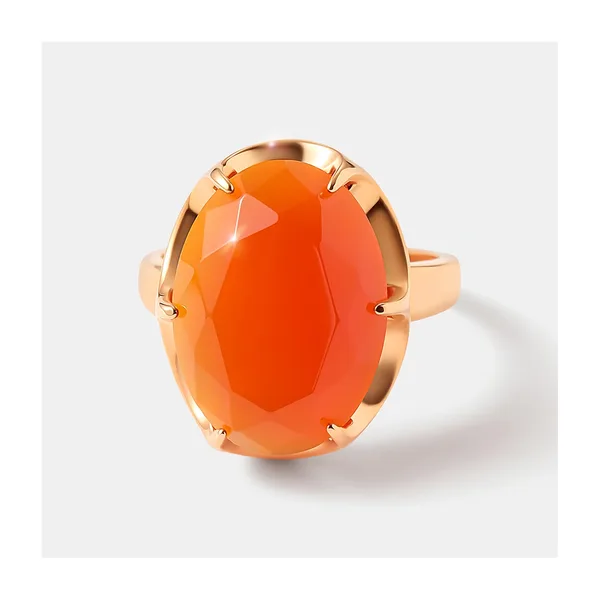 Серебряное кольцо с агатом
