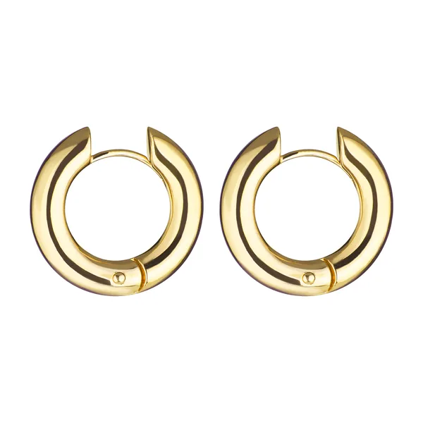 Серьги-кольца из серебра — модель 340rz22