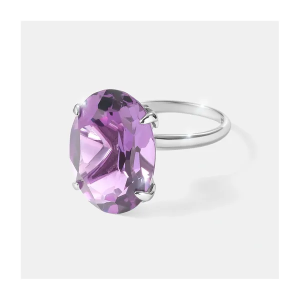 Серебряное кольцо с аметистом — арт. 10322-006229