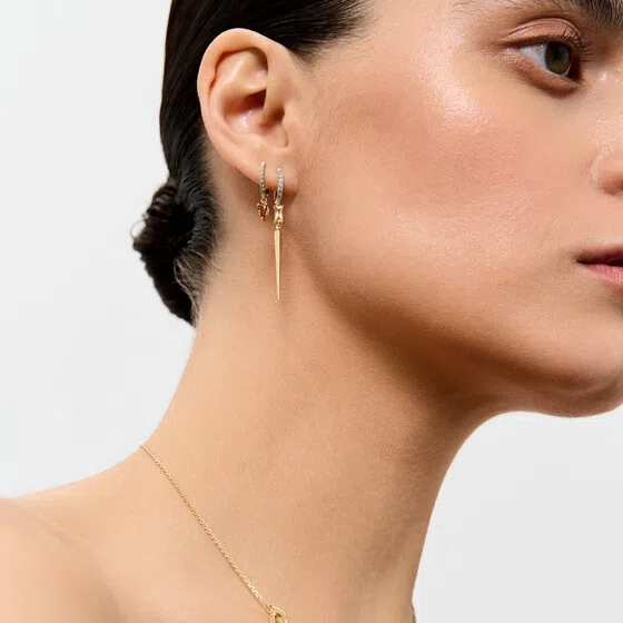 Серьги с подвесами Herald Percy Diamonds Poison Drop — модель 65fqdzh — фото 3