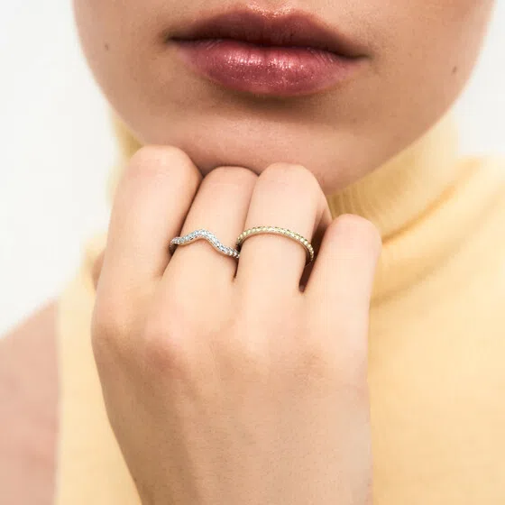Кольцо из серебра с зелеными фианитами SKYE Poison Drop — модель xxunraa — фото 2