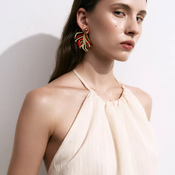 Акцентные серьги Marni Poison Drop — модель vfn5cnx — фото 3