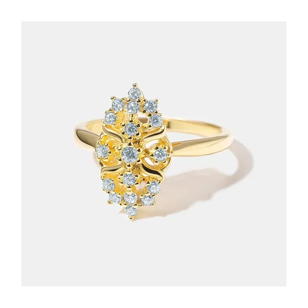 Серебряное кольцо с кубическим цирконием — арт. 10323-000193