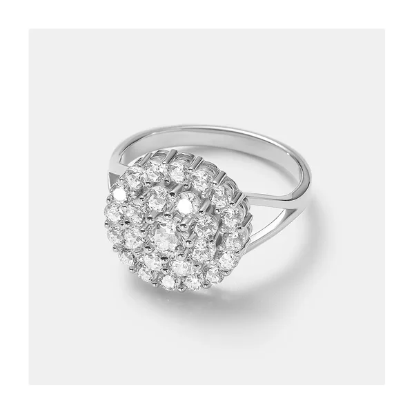 Серебряное кольцо с фианитами — арт. 10323-000073