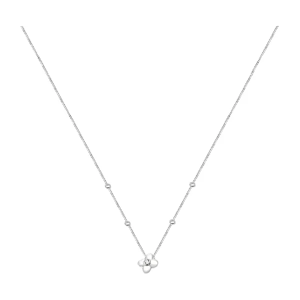 Колье из серебра с фианитами — арт. 000-344116