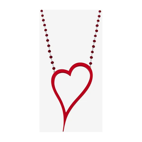 Колье из серебра HEART — модель wm7pfa8