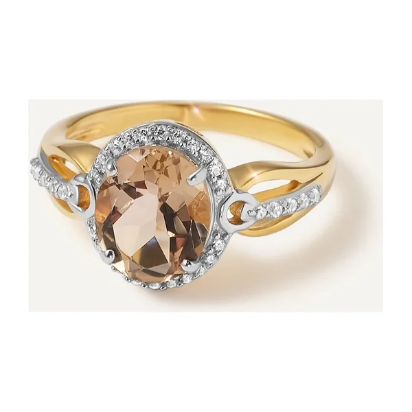 Серебряное кольцо с кварцем — арт. 10322-003319