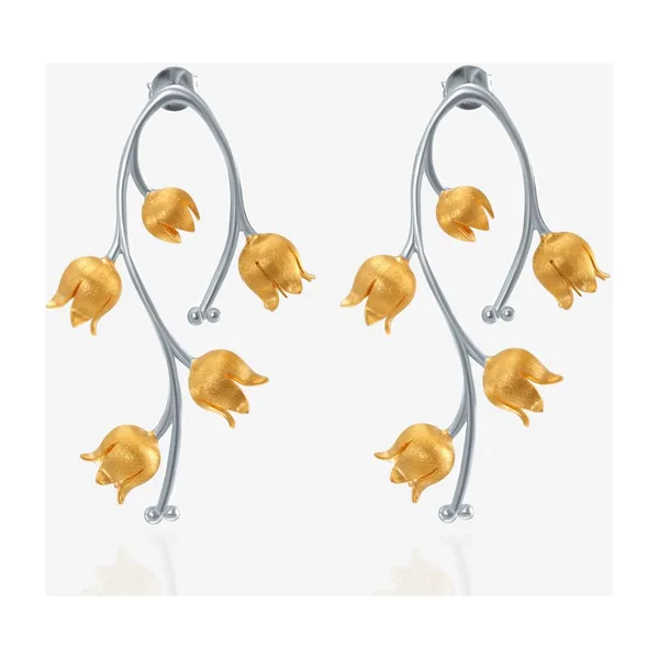 Серьги гвоздики из серебра — арт. 000-404902