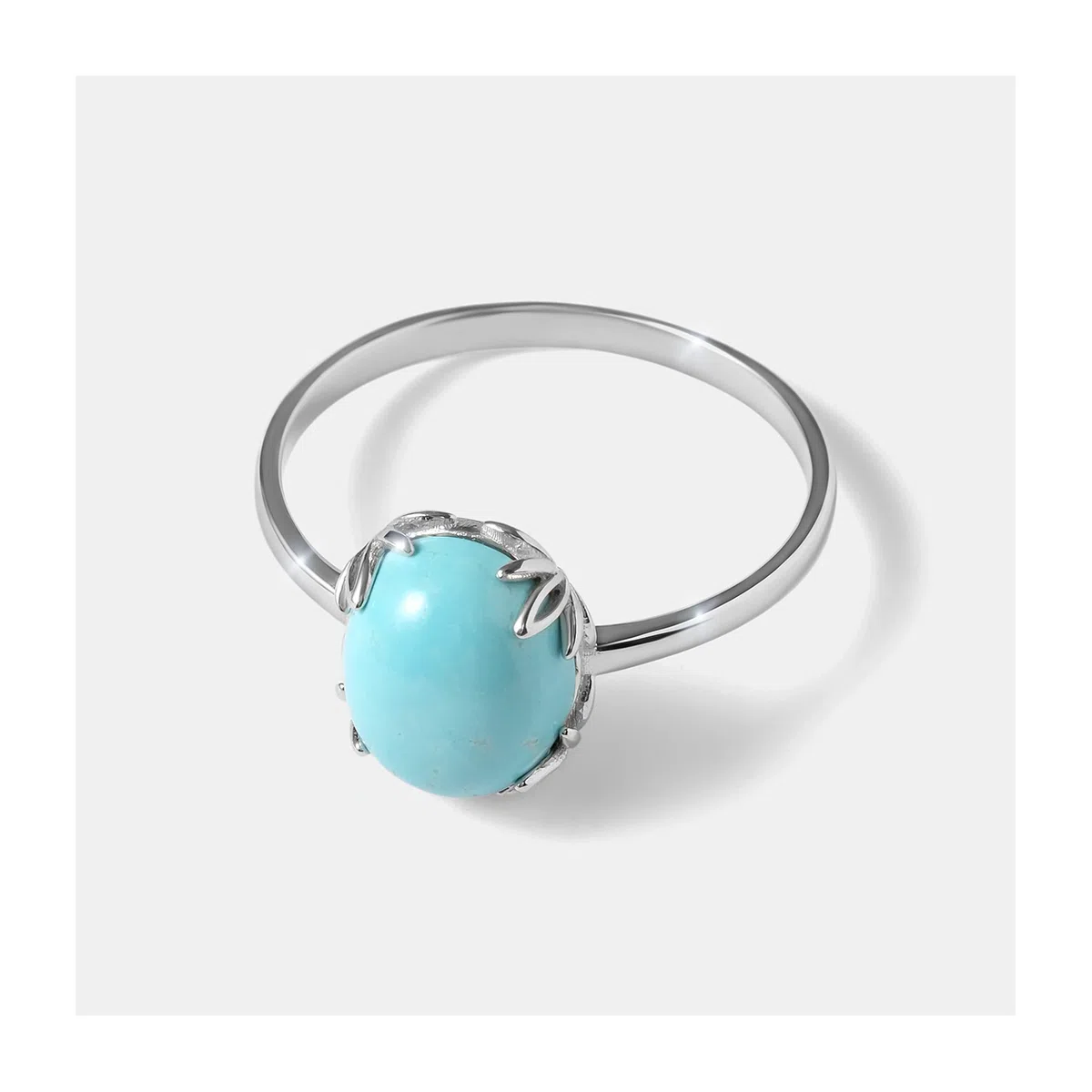 Серебряное кольцо с бирюзой UVI, арт. 10322-005694