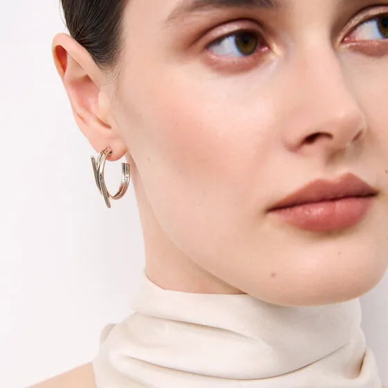 Серьги Keane с серебряным покрытием — модель d675xe5