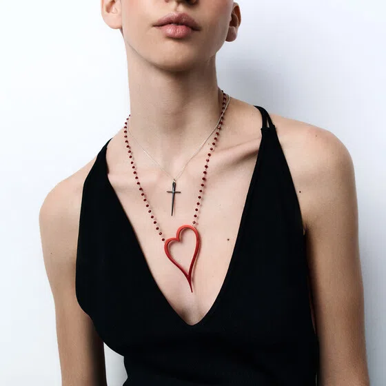 Колье из серебра HEART Dzhanelli Jewellery Poison Drop — модель wm7pfa8 — фото 2