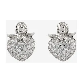Серьги из серебра с фианитами — модель r9tb1gg