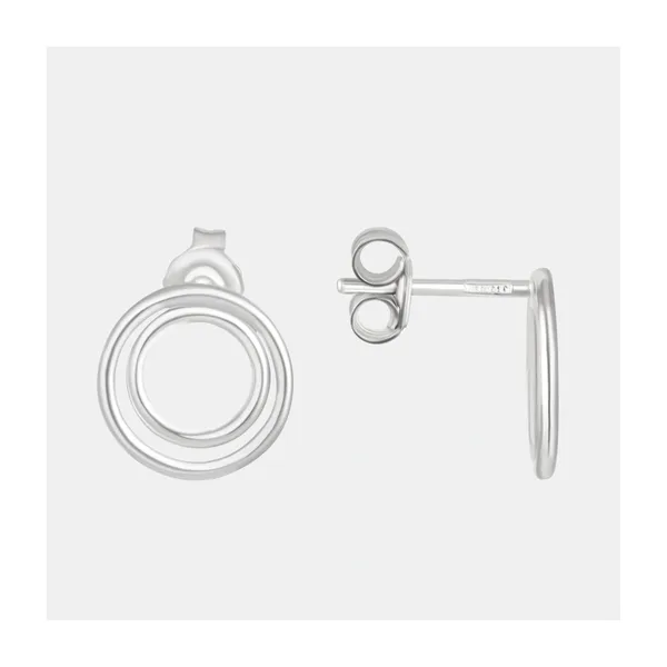 Серьги гвоздики из серебра — арт. 000-397016