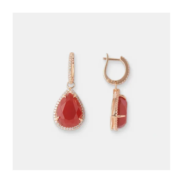 Серебряные серьги с агатами — арт. 10522-004884