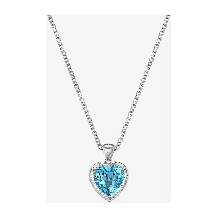 Подвеска «Колье из белого золота с топазом» COBRA JEWELRY Poison Drop — модель 19bqvzc — фото 3