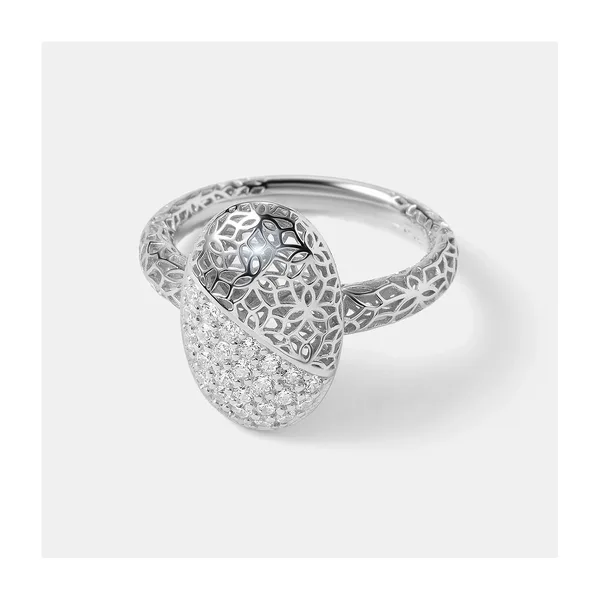 Серебряное кольцо с кубическим цирконием — арт. 10323-000410