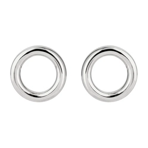 Серьги-бублики из серебра LUTA Jewelry Poison Drop — модель a0kr8zp — фото 2