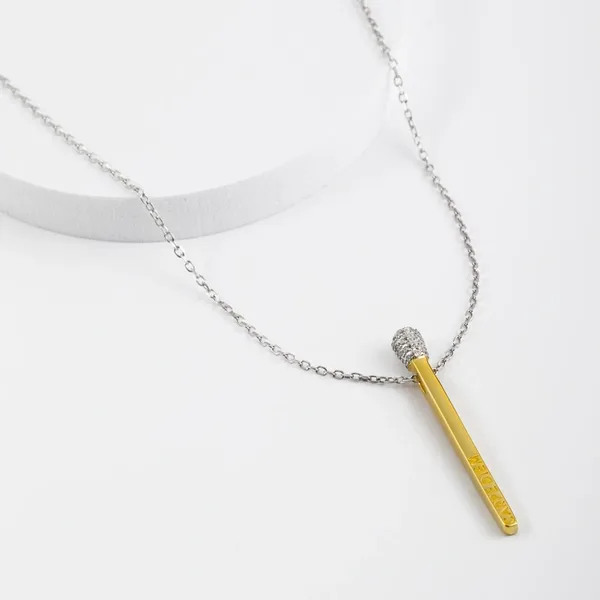 Колье из серебра с фианитами — арт. 000-359039
