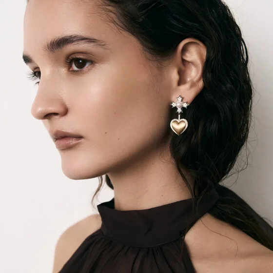 Асимметричные серьги COBRA JEWELRY — модель q5v74yv