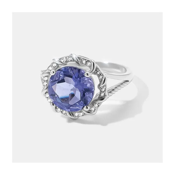 Серебряное кольцо с флюоритом