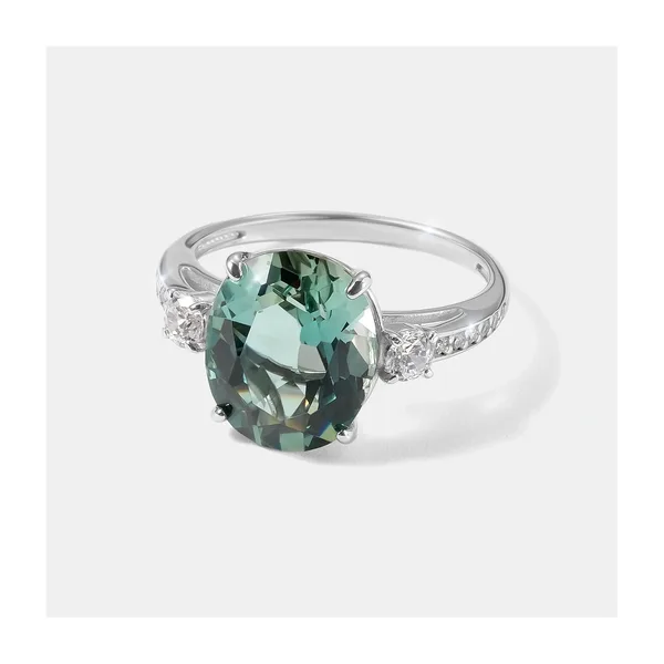 Серебряное кольцо с празиолитом — арт. 10322-005480