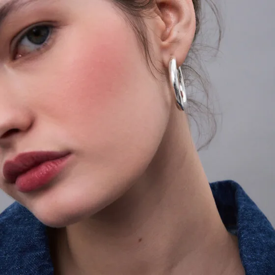 Серьги-кольца LUTA Jewelry — модель zs6545p