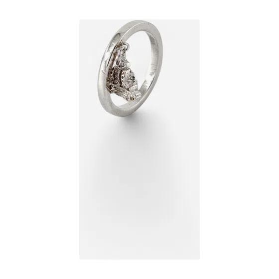 Кольцо из серебра с фианитами «Корона», коллекция GATHER LUCK Dzhanelli Jewellery Poison Drop — модель ysd2bun
