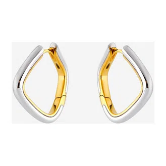 Биколорные серьги из серебра Erte Darkrain Poison Drop — модель 6ue97br — фото 3