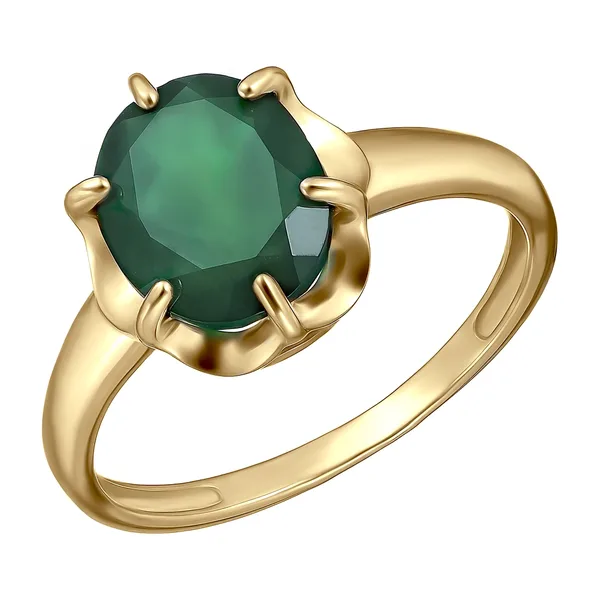 Серебряное кольцо с агатом