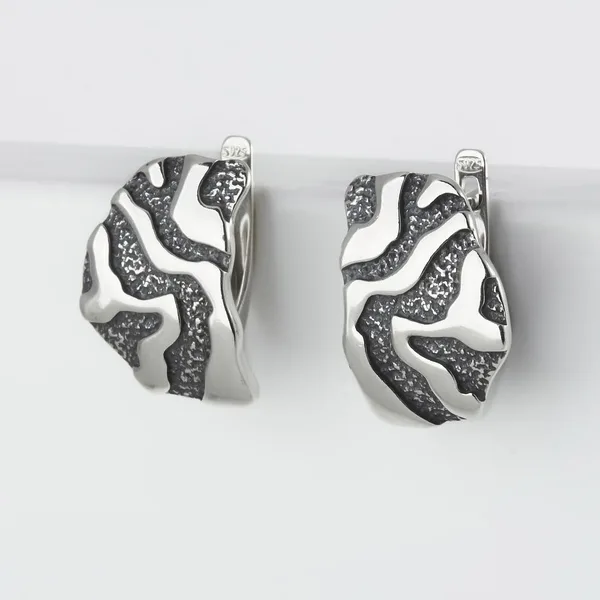 Серьги из серебра — арт. 000-370349