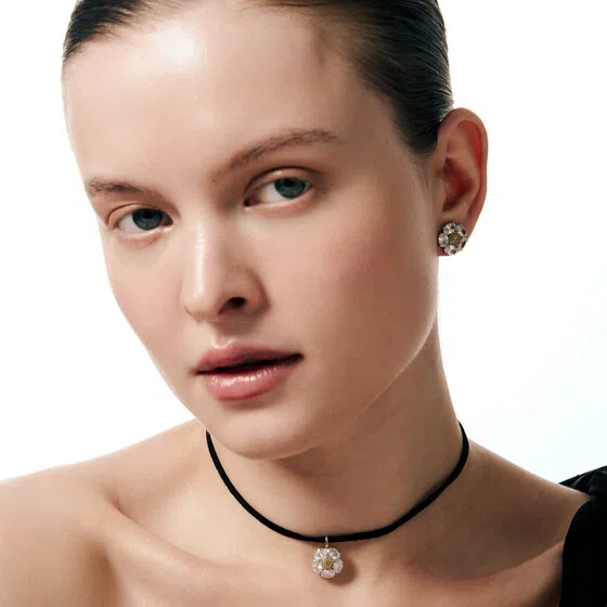 Колье «Подвеска из серебра маргаритка» AMOVA Poison Drop — модель 52i4tjz — фото 2