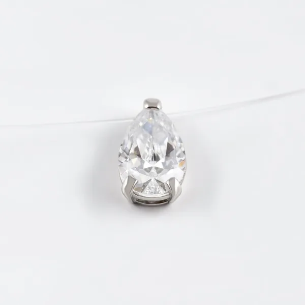 Колье из серебра с фианитами — арт. 000-313111