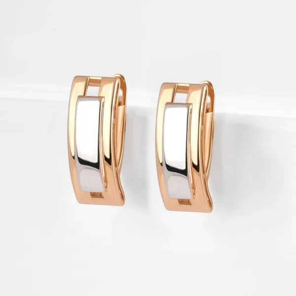 Серьги из красного золота — арт. 000-373958