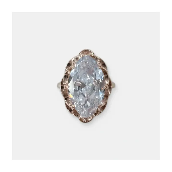 Серебряное кольцо с фианитом — арт. 10323-000450