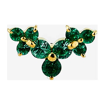 Топ для пирсинга из золота Diadem AURIS Poison Drop — модель cy2sgk7