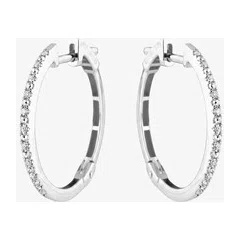 Серьги из белого золота с бриллиантами 35.02 Poison Drop — модель 4j6mm0z