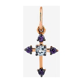Подвеска из золота с топазом и фианитами L'VIBE Poison Drop — модель m86h64w — фото 2