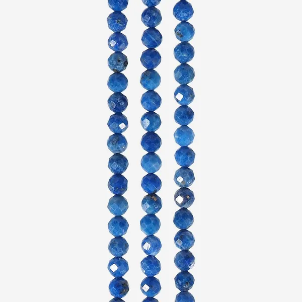 Бусины из лазурита (огранка), 119-120 шт. на нитке, 3-4 — модель 3kre7kb