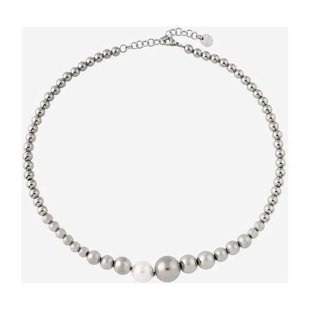 Колье из стали с жемчужными бусинами PERFECT Brosway Poison Drop — модель py6kacy